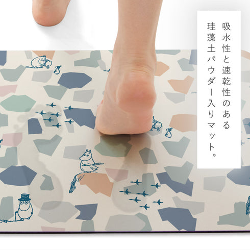 ムーミン 珪藻土入り ソフトバスマット.|s4